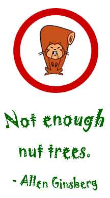 Not enough nut trees